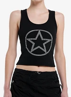 Social Collision Sheriff Star Girls Tank Top