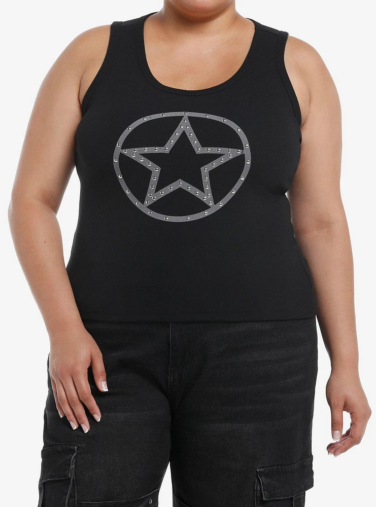 Social Collision Sheriff Star Girls Tank Top Plus