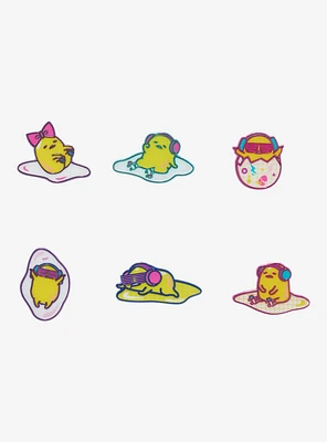 Gudetama Neon 80s Blind Box Enamel Pin