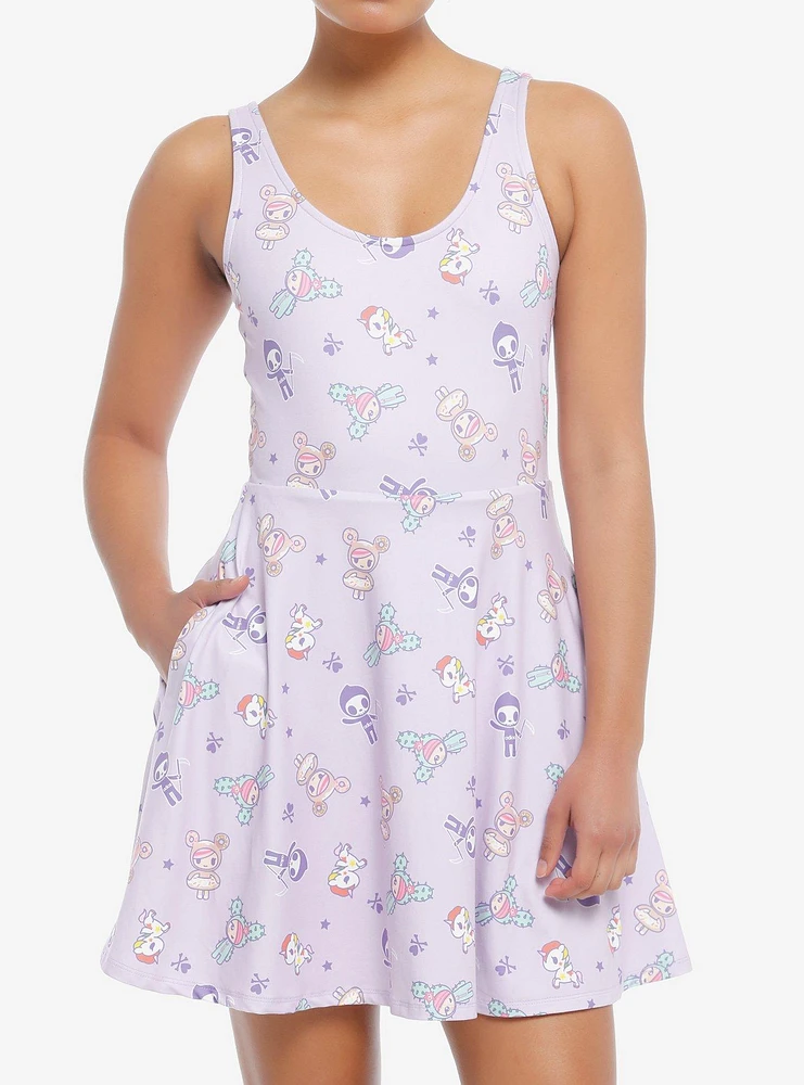 Tokidoki Characters Pastel Active Tank Dress