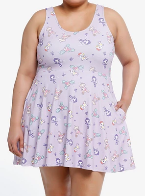 Tokidoki Characters Pastel Active Tank Dress Plus