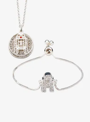 Star Wars R2-D2 Necklace and Bracelet Set