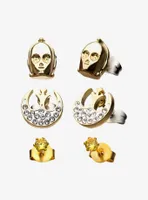 Star Wars C-3PO Silver Plated Earring Set