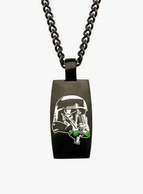 Star Wars Rogue One Stormtrooper Death Trooper Dog Tag Pendant Necklace