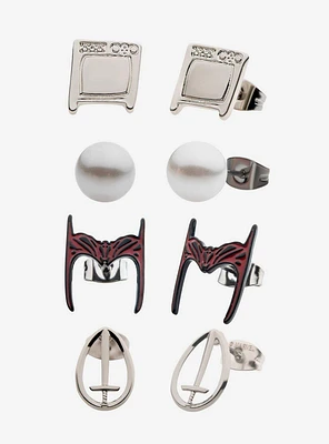 Marvel WandaVision Character Stud Earrings Set