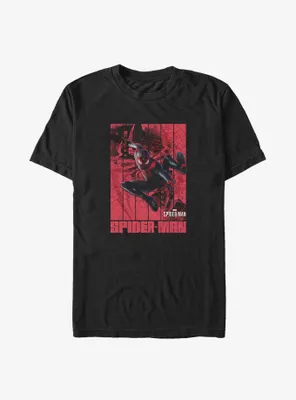 Marvel Spider-Man: Miles Morales Paint Poster Big & Tall T-Shirt