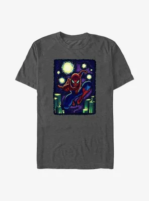 Marvel Spider-Man Starry New York Big & Tall T-Shirt