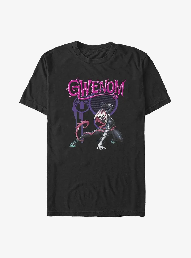 Marvel Spider-Man: Into the Spider-Verse Spider Gwenom Big & Tall T-Shirt