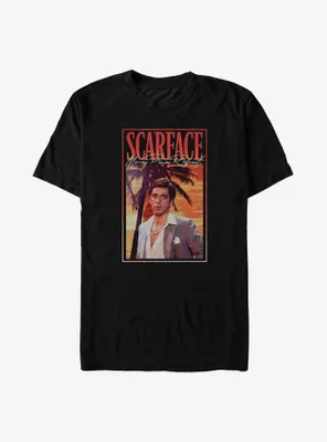 Scarface Money Power Respect Big & Tall T-Shirt