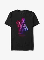 Stranger Things The Big Kids Eddie Nancy Robin and Steve & Tall T-Shirt