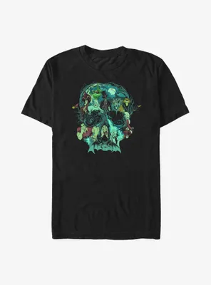 Disney Villains Wicked Things Skull Big & Tall T-Shirt
