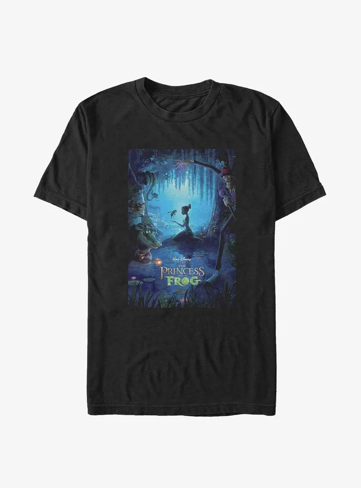 Disney the Princess and Frog Classic Poster Big & Tall T-Shirt