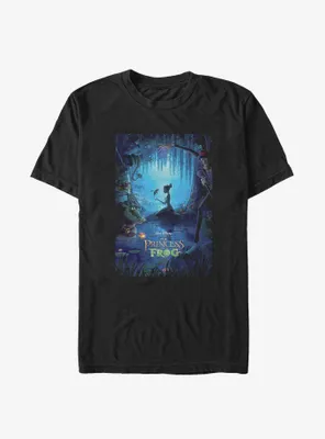 Disney the Princess and Frog Classic Poster Big & Tall T-Shirt