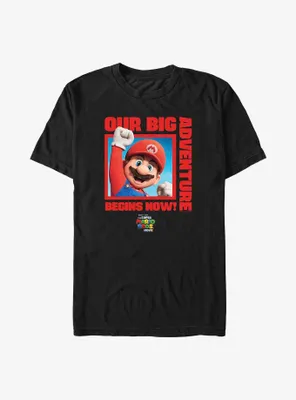 Mario Our Big Adventure & Tall T-Shirt