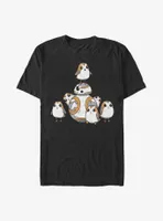 Star Wars: Episode VIII - The Last Jedi BB-8 And Porgs Big & Tall T-Shirt