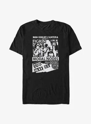 Star Wars Mos Eisley Cantina Band Flyer Big & Tall T-Shirt