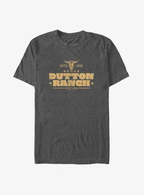 Yellowstone Dutton Ranch Estd 1886 Big & Tall T-Shirt