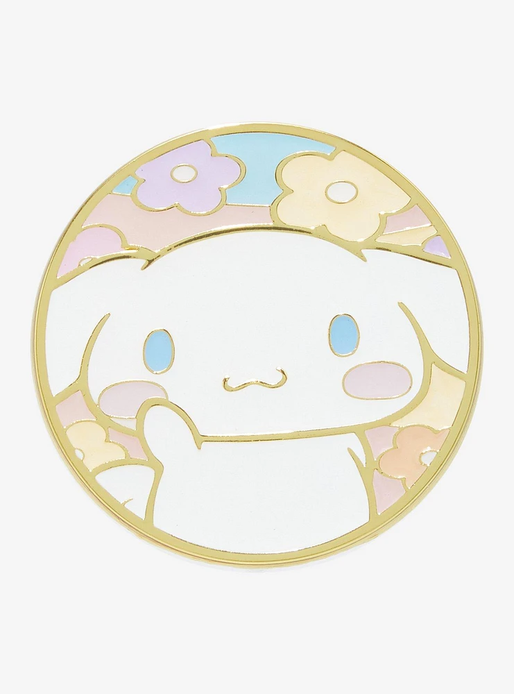 Cinnamoroll Floral Enamel Pin