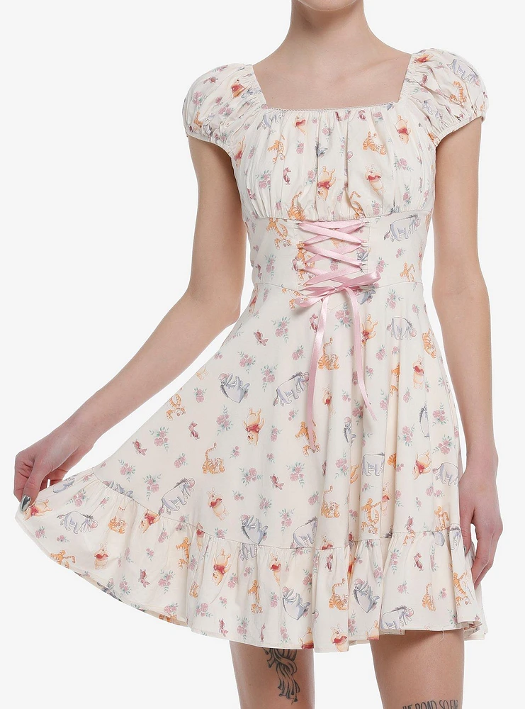 Disney Winnie The Pooh Lace-Up Dress