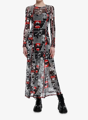 Emily The Strange Collage Maxi Dress