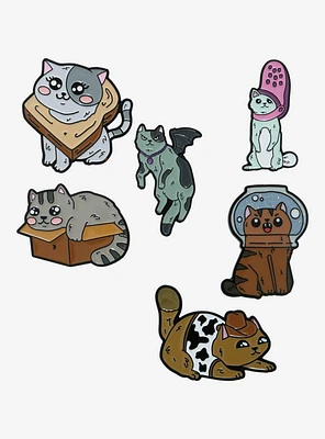 Cat Meow Force Meme Blind Bag Enamel Pins