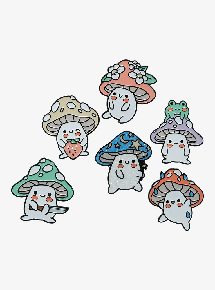 Pastel Sweet Mushroom Blind Bag Enamel Pin