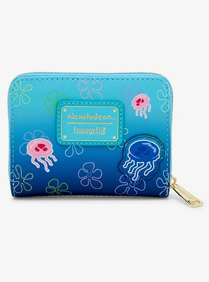 Loungefly SpongeBob SquarePants Jellyfishing Small Zip Wallet - BoxLunch Exclusive