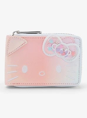 Loungefly Sanrio Hello Kitty Confetti Accordion Zip Wallet