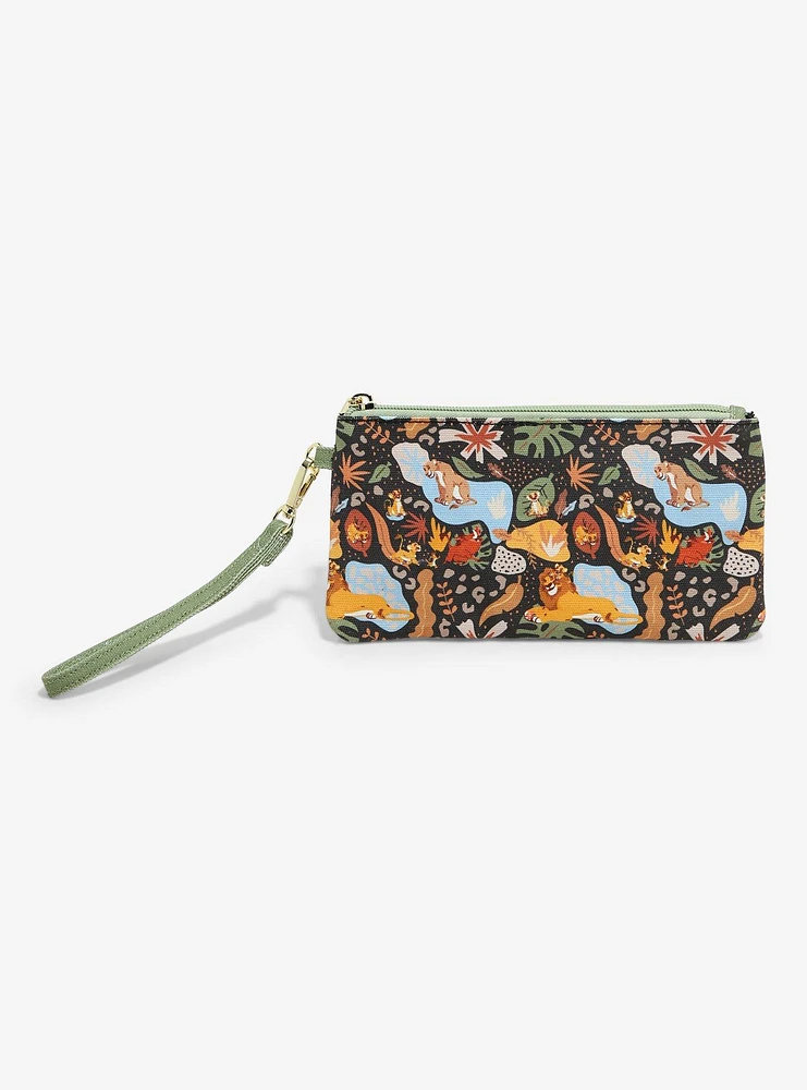 Loungefly Disney The Lion King 30th Anniversary Allover Print Wristlet