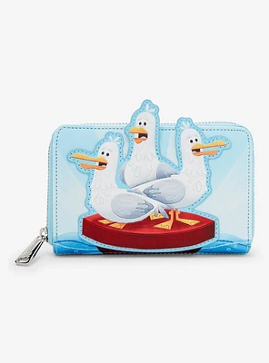 Loungefly Disney Pixar Finding Nemo Seagulls Mine Mine Mine Zip Wallet