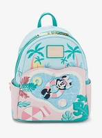 Loungefly Disney Minnie Mouse Vacation Poolside Mini Backpack