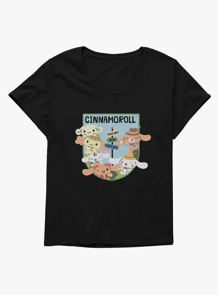 Cinnamoroll This Way Here That Womens T-Shirt Plus