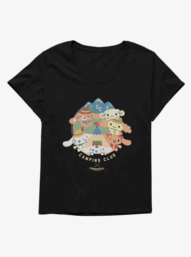 Cinnamoroll Camping Club Icon Womens T-Shirt Plus