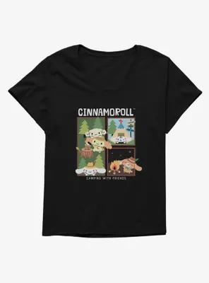 Cinnamoroll Camping With Friends Womens T-Shirt Plus