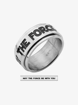 Star Wars May The Force Be With You Spinner Ring