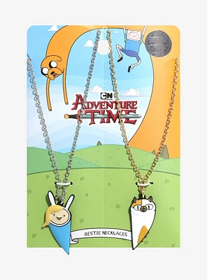 Adventure Time Fionna & Cake Best Friend Necklace Set