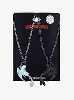 How To Train Your Dragon Night Fury & Light Fury Best Friend Necklace Set