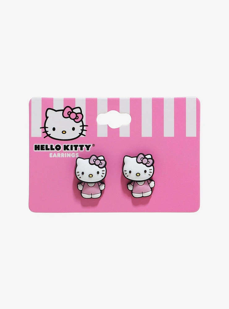 Hello Kitty Pink Front/Back Earrings