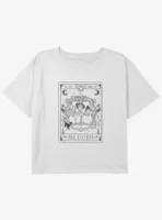 Disney Hocus Pocus The Sisters Tarot Girls Youth Crop T-Shirt