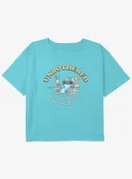 Disney Lilo & Stitch Unbothered Girls Youth Crop T-Shirt