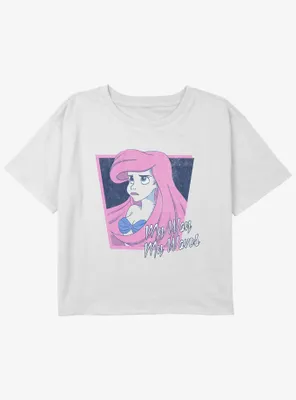 Disney The Little Mermaid Salty As Sea Girls Youth Crop T-Shirt