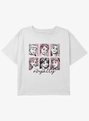 Disney The Little Mermaid Royalty Girls Youth Crop T-Shirt