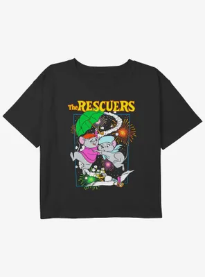 Disney The Rescuers Down Under Fireworks Girls Youth Crop T-Shirt