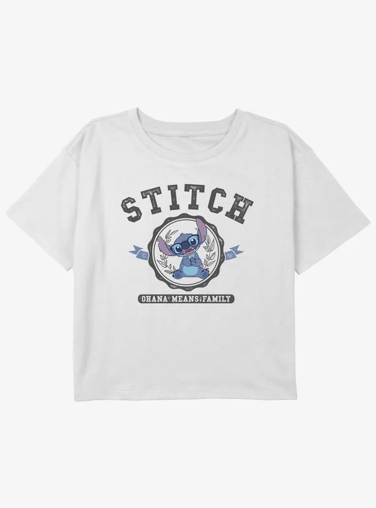 Disney Lilo & Stitch Smart Girls Youth Crop T-Shirt