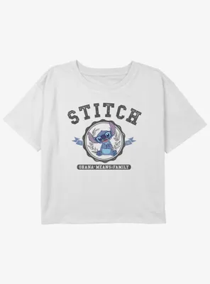 Disney Lilo & Stitch Smart Girls Youth Crop T-Shirt
