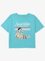 Disney Snow White and the Seven Dwarfs Forest Critters Girls Youth Crop T-Shirt