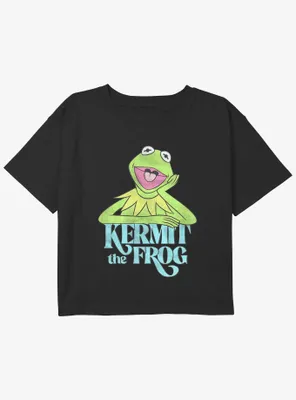 Disney The Muppets Kermit Frog Girls Youth Crop T-Shirt