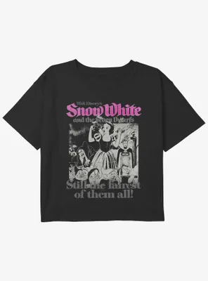 Disney Snow White and The Seven Dwarfs Still Fairest Girls Youth Crop T-Shirt