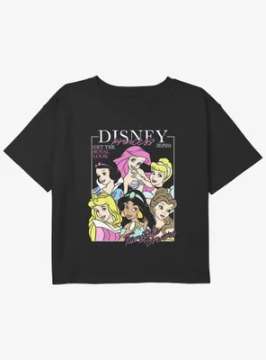 Disney The Little Mermaid Cover Story Girls Youth Crop T-Shirt