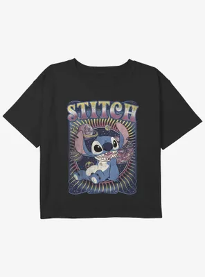 Disney Lilo & Stitch Groovy Girls Youth Crop T-Shirt